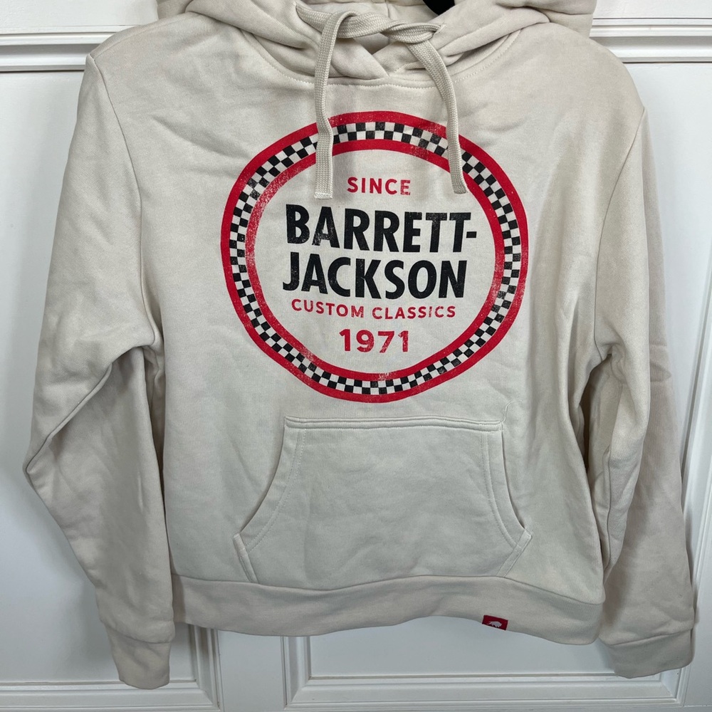 NWT Barrett-Jackson Beige Hoodie